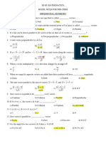 Bs-III Diff Geo Model Mcqs