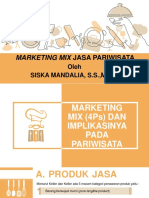 Marketing Mix Jasa Pariwisata