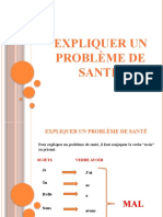 Expliquer Un Probleme de Santé 1