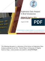 Exploratory Data Analysis Presentation Handout