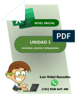 Manual de Excel Inicial - Unidad 01 (Luis Vidal Gonzáles)