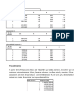 Análisis de muestras y sustancias de referencia con datos ABC, TR, N y T