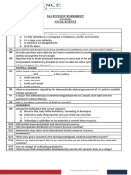 Pa1 Revision Worksheet Grade X Social Science
