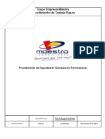 Procedimiento de seguridad para climatización y terminaciones