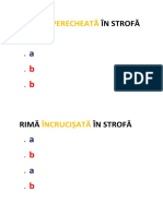 Tipurile de Rimă - Schemă