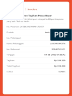 Invoice: Struk Pembayaran Tagihan Pasca Bayar