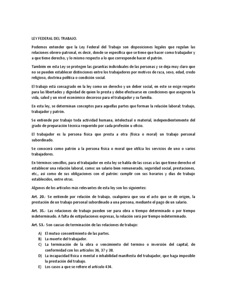 Última Reforma Ley Federal del Trabajo | PDF | Derecho laboral | Gobierno