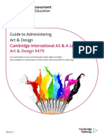 AS and A Level Art and Design - Guide To Administering 2022-2024