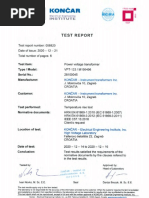 VPT-123 150 kVA - Temperature Rise Test