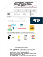 Project Title: Convert Text To Speech in Python: University Institute of Engineering, Chandigarh University