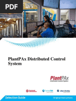 Plantpax Distributed Control System: Selection Guide Selection Guide