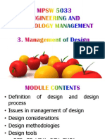 Chapter 3 - Managing The Design Process