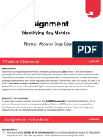 Identifying Key Metrics