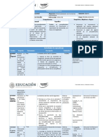 Planeación Didáctica Unidad 1