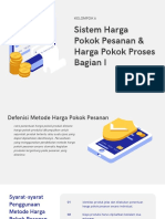 Sistem Harga Pokok Pesanan & Harga Pokok Proses Bagian I: Kelompok 6