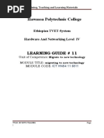 Hawassa Polytechnic College: Learning Guide # 11