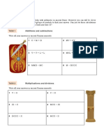 Calculations in Rome