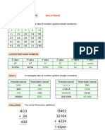 Pentonian Number System SOLUTIONS