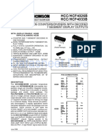 Datasheet - Live: HCC/HCF4026B HCC/HCF4033B