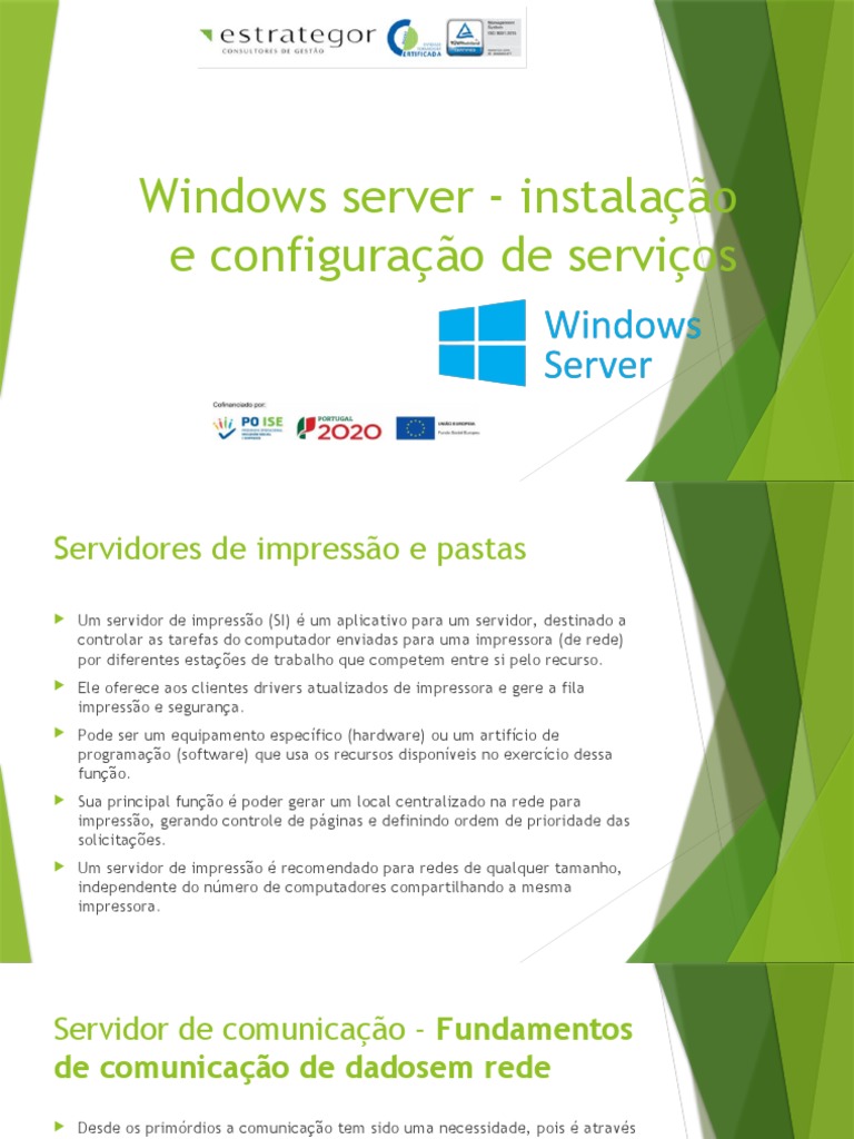 Manual Windows Server | PDF | Sistema de Nomes de Domínio (DNS) | Internet
