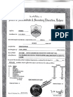 Matric, FSC, BSC & Ma Certificate of Babar Hussain