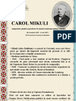 Carol Mikuli: Compozitor, Pianist Și Profesor de Muzică Armeano-Polono-Română