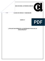 Propiedades Fisicas y Quimicas de Los Hidrocarburos