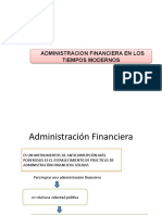 Administracion Financiera en Tiempos Modernos