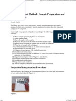 The Blotter Spot Method - Sample Preparation and Test Procedure