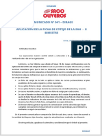 Comu 041 - 2022 - Aplicación de La Ficha de Cotejo de La Sah - Ii Bimestre (Docentes)