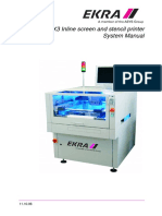 System Manual X3 Inline Screen and Stencil Printer