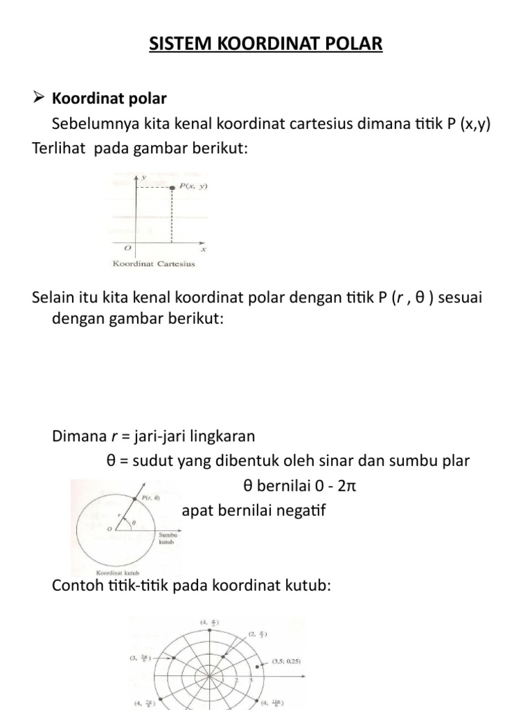 Sistem Koordinat Polar Pdf