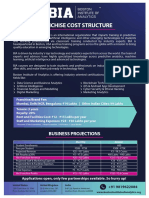 Bia - Franchise Cost Structure