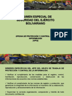 Regimen Especial de Seguridad Ejer