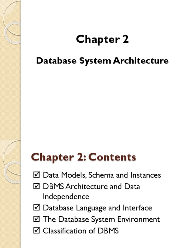 Fundamentals of DBS - CH - 2 | PDF | Databases | Data Model