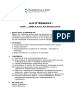 Guía de Seminario #1 - Reacciones Emocionales Del Niño Frenet A La Hospitalización