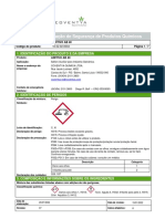 Ficha de Segurança Produto Químico