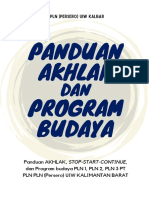 Panduan AKHLAK, Stop-Start-Continue Dan Program Budaya UIW Kalbar