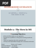 Homeroom Guidance: Quarter 3 - Module 9 The Hero in Me