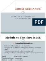 Homeroom Guidance: Quarter 3 - Module 9 The Hero in Me