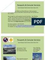 Passport Consular Services