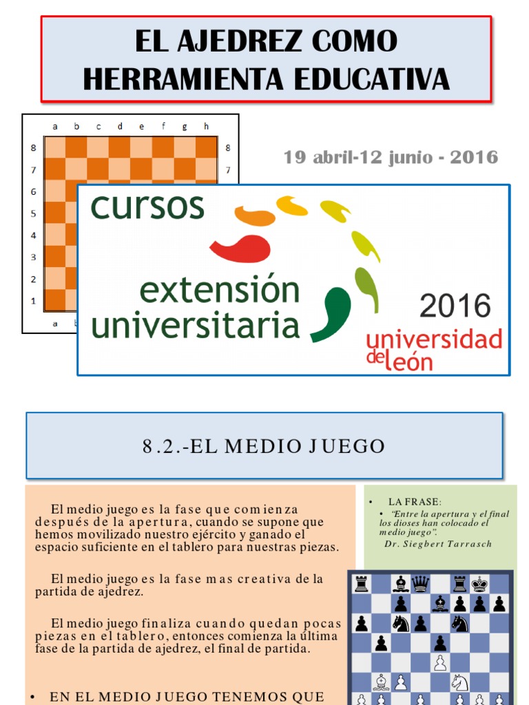 Estrategias en el Medio Juego de Ajedrez | PDF | Ajedrez | Estrategia ...