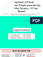 Management of Facial Subcutaneous Emphysema During Third Molar Surgery - A Case Report