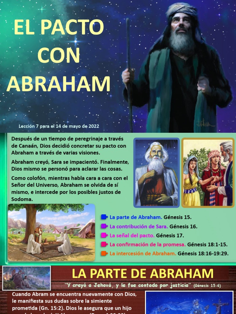 El Pacto y Fe de Abraham | PDF | Abrahán | Sarah