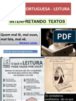 LÍNGUA PORTUGUESA - LEITURA-intertextualidade