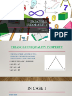 Triangle Inequality Property Explained in 40 Characters