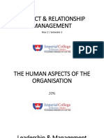 Project & Relationship Management: Year 2 - Semester 2