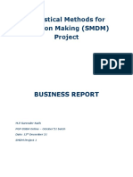 SMDM Project - Business Report - R