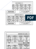 Horario de Clases