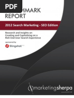 Download 2012 Search Marketing Benchmark Report - SEO Edition - EXCERPT  by MarketingSherpa SN57448143 doc pdf